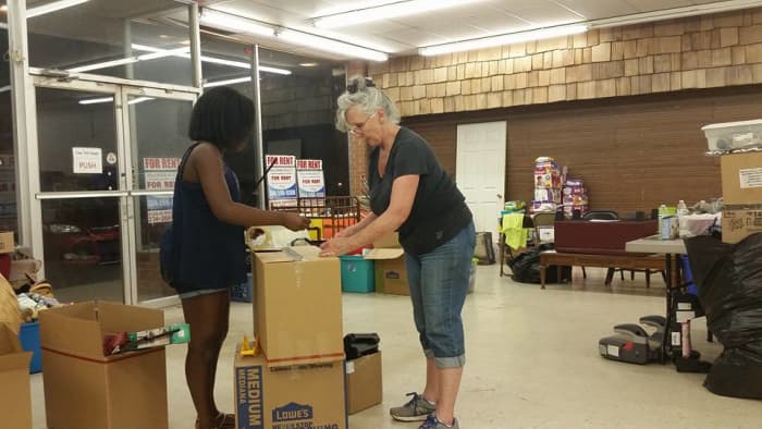 Many relief and aid centers just like this are shutting down all over West Virginia. Sadly the need for these aid stations is still strong.