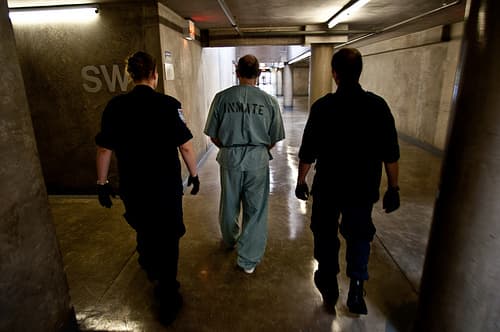 The only witnesses to executions today are a few state officials, plus family members of the inmate and victim.