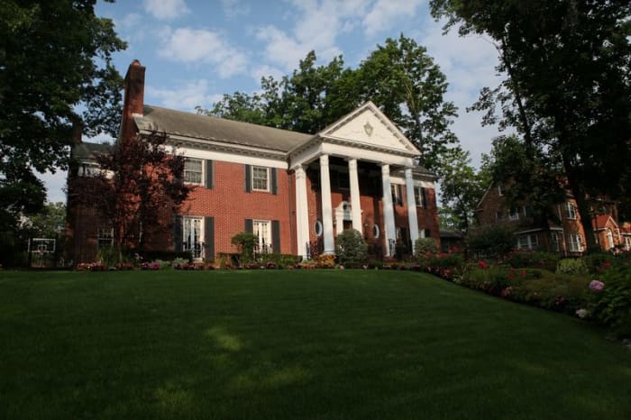 Fred Trump had the biggest house in the neighborhood, which the neighbors used to call the "Gone With the Wind" mansion.