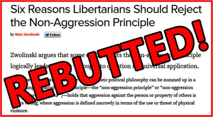 Zwolinski's "Reasons" have already been rejected by many but many others still don't get it. http://tinyurl.com/y7g94pnr