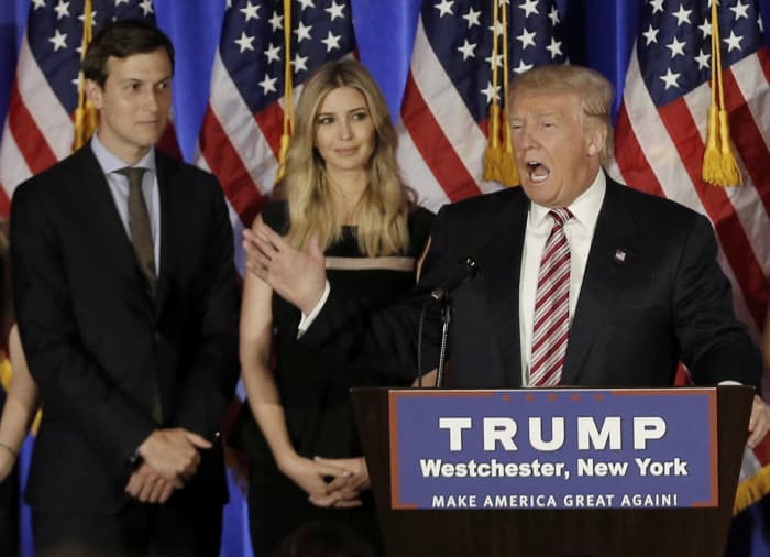 Since justice has to be applied equally, then we should lock up Trump, his daughter, and his son-in-law.