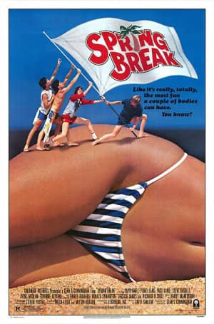 It's been reported that Tammy Lynn Leppert's body was used for the poster of the 1983 movie "Spring Break."