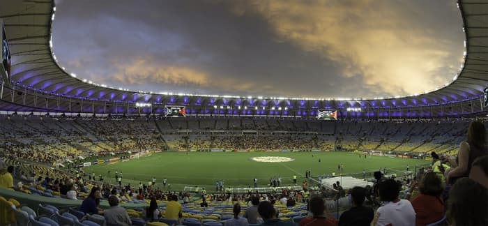 Maracana football stadium in Rio de Janeiro, Brazil, one of the projects marred by accusations of million-dollar corruption