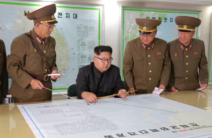 Kim Jong Un is a hands-on leader, and while he has little military background, his decisions are never questioned.