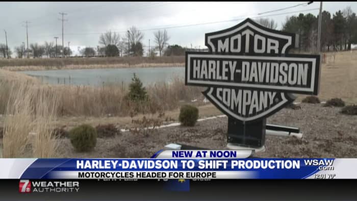 Harley-Davidson is the 1st American casualty in President Trump's 1st strike trade war, the company announced it will shut down the American facility building motorcycles sold in Europe killing American jobs. Those jobs now will go to the Europeans l