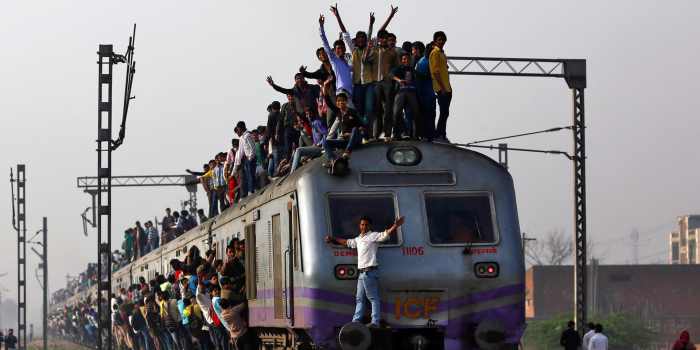 From Article: These photos of India's overcrowded railways will make you grateful for your commute