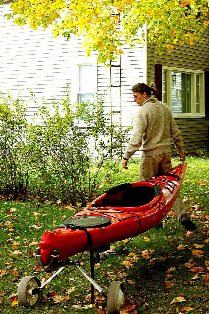 DIY Kayak Cart Using a Golf Pull Cart SkyAboveUs