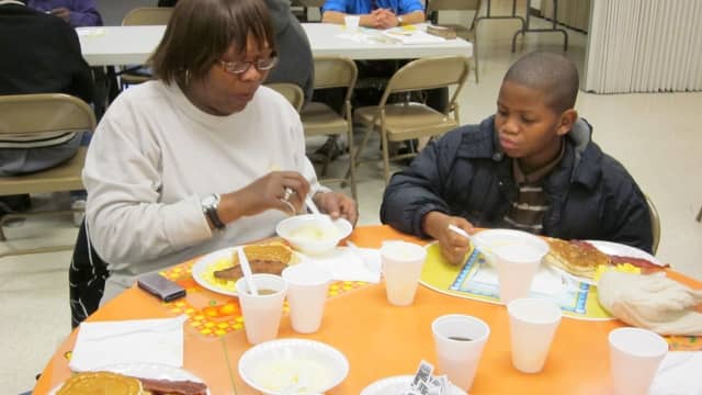 Families with young children benefit from a hot, nutritious breakfast which helps curb the food budget.