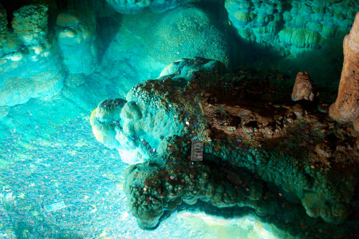 The wishing well at Luray Caverns, Virginia.