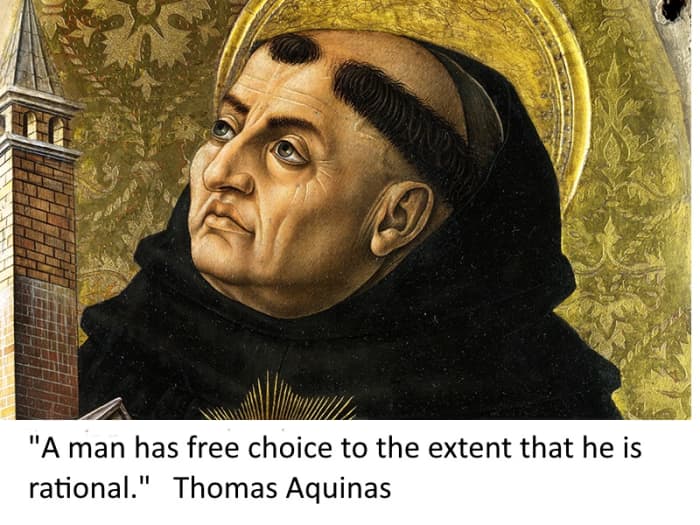 Saint Thomas Aquinas believed that all morality was the result of reason and logic. It had nothing to do with religous teaching or one's feelings.