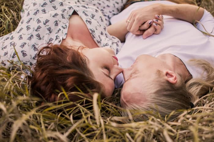 This couple has seemingly "made it." Yes, they went from Trial Dating to a Serious Trial Relationship and now the pay-off: Trial Happiness.