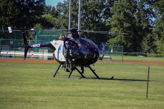 One of the police helicopters that serve St. Louis City, St. Louis County and St. Charles County