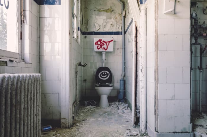 Don't go to the bathroom!