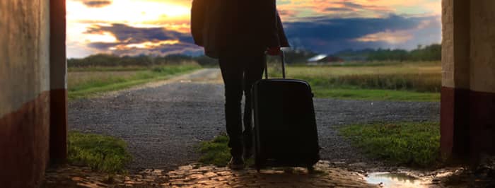 Sometimes, leaving is the best way to cope up from heartbreaks.