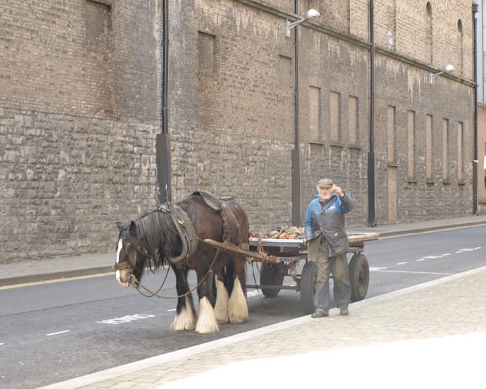 Rag and bone man in Dublin, Ireland.