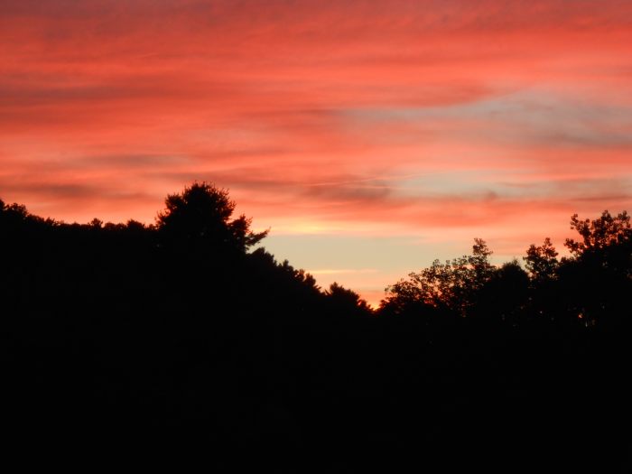 Even seeing a beautiful sunset can be a blessing...look around, there are blessings all around you!