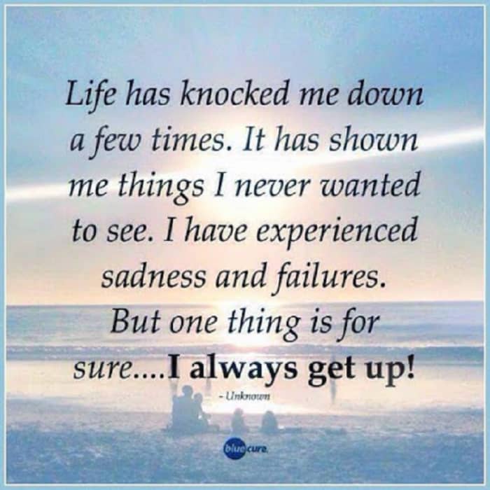 When Life Knocks You Down, You can Choose to Get Back Up! - LetterPile