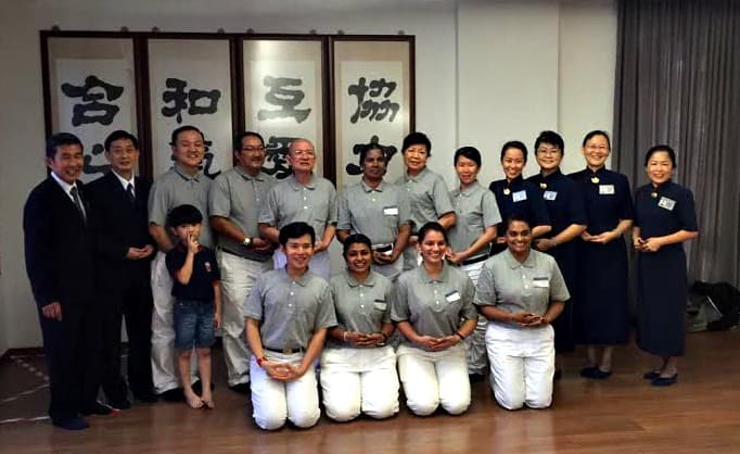 The brothers and sisters in blue are Certified Commissioners who were our most helpful mentors during the course.