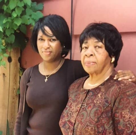 Janis Leslie Evans shares a mother-daughter moment with the late Viola A. Leslie, her beloved "mommy", forever etched in time.