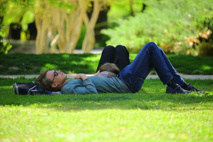 This photo is still NOT me. But I would love to visit some city that has a big park and lay on my back and nap for hours.