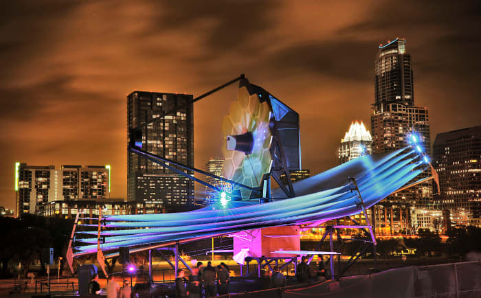 Full scale model of the James Webb Space Telescope to be administered by the Space Telescope Science Institute.