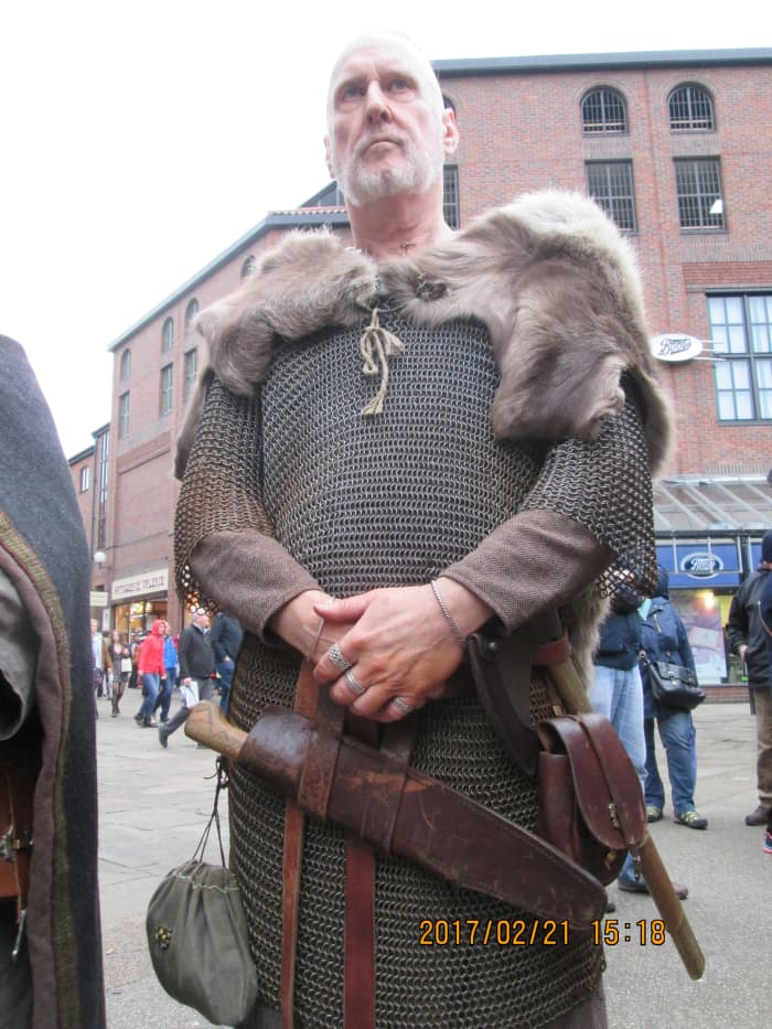 Here's 'Skald', storyteller, poet, entertainer - in reality a Scot from the north-east of Scotland (Pictland)
