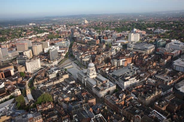 Nottingham City Centre, and no sign of Robin Hood, the Sheriff or Maid Marian - nor is it even the same castle! I had four jobs here in the course of three and a half years