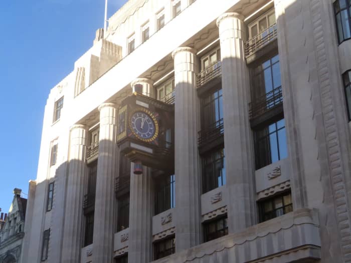 The main offices of 'The Daily Telegraph' and 'Sunday Telegraph' - there were two buildings linked by a passage you only knew if you'd been here a while, like a 'mouse run'.