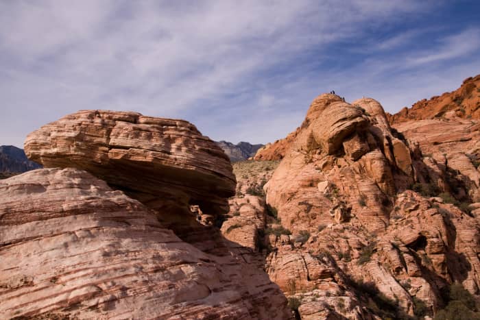 Under this rock is not a bad place to hang out, but there's more adventure outside.