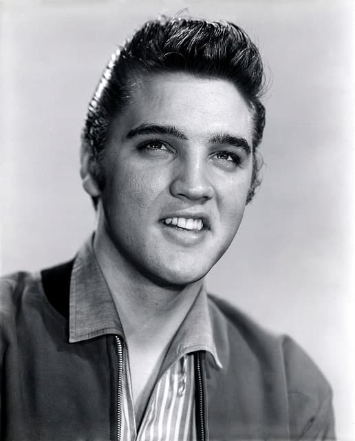 Elvis Presley, who burst into the entertainment business in the 1950s because he had the "Black" sound. He was influenced by African American music in the churches in Tupelo, Mississippi.