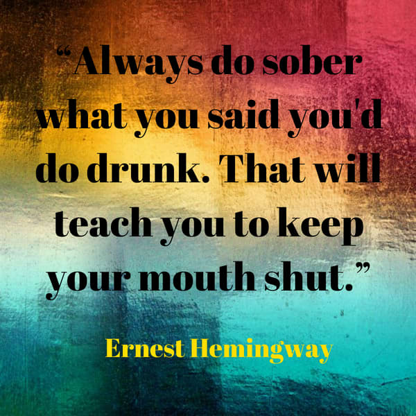 Inspirational Hemingway Quotes - Letterpile