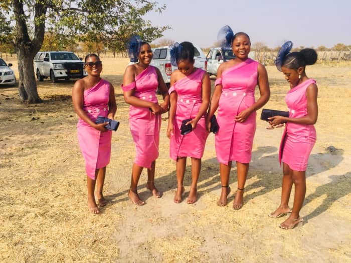 A beautiful picture of bridesmaids at a fellow sisters wedding. This picture shows support and love for fellow women. Something that is becoming scarce in our societies.