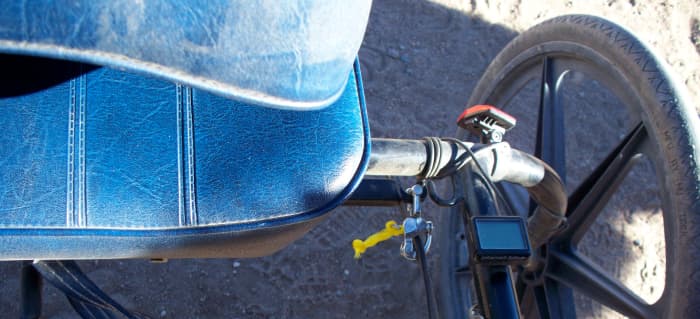 Since the HyperBike is my most used cart - 800 miles and counting! - it is where I put my most useful items.
