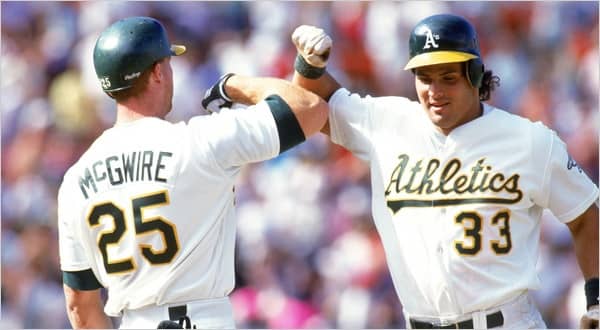 In this league, guys like Mark McGwire and Jose Canseco can freely admit to using performing enhancing drugs (let alone freely use them) if they so desire. Just make sure you don't get arrested.