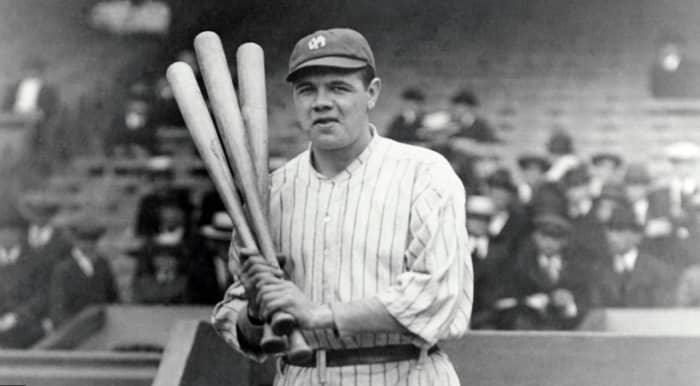 Babe Ruth was the American League home run leader for 12 seasons; 1918–1921, 1923, 1924, and 1926–1931.