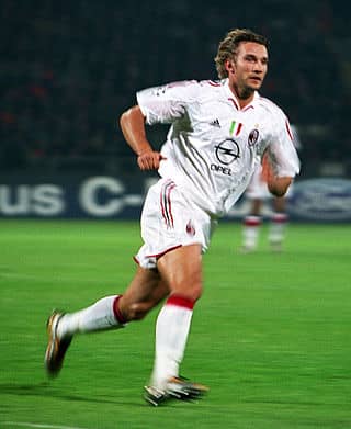Andriy Shevchenko won the Champions League with AC Milan in 2003. A year later he won his and one and only Ballon d'Or.