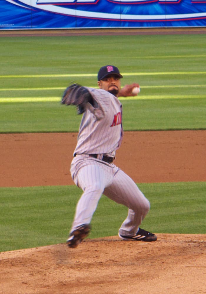 Johan Santana won the Major League Triple Crown with the Minnesota Twins in 2006. With the New York Mets in 2012, he threw the first no-hitter in Mets history.