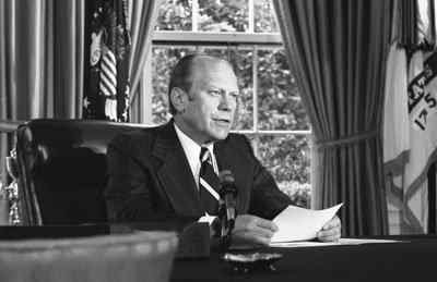 Like Tom Brady, President Gerald Ford played football for the Michigan Wolverines.