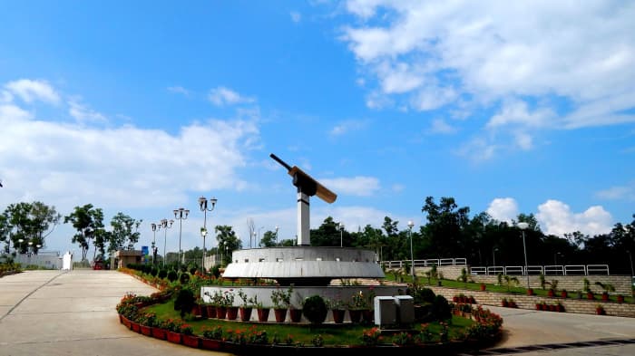 Entrance of the JSCA cricket stadium
