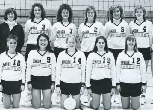 After the bun huggers went out of style, there was a period where teams found the middle ground for their volleyball shorts.