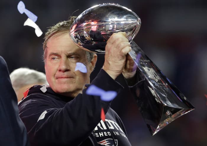 Bill Belichick has finished top of the AFC East with the New England Patriots 14 out of the 17 seasons he has been head coach.