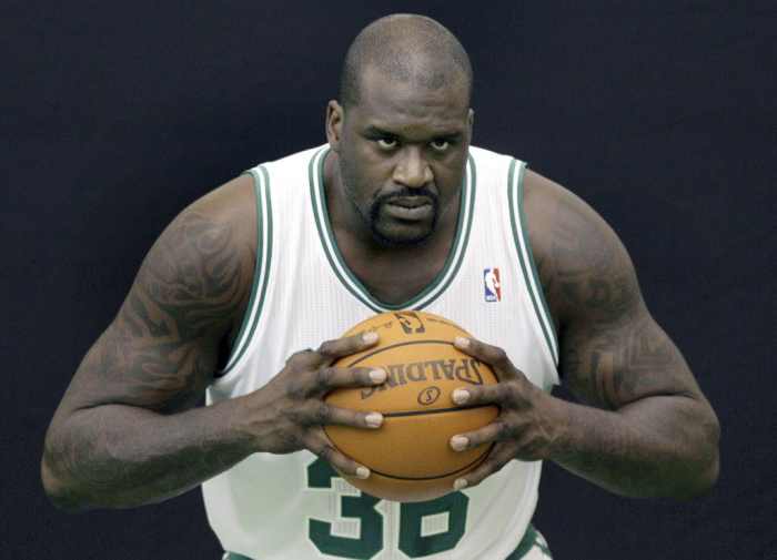 Shaq won three consecutive championships with the Los Angeles Lakers.