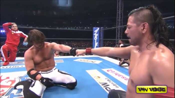AJ Styles vs Shinsuke Nakamura at Wrestle Kingdom 10 (2016). They have been unable to recreate the magic of that match in WWE.