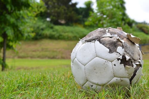 A burst soccer ball was said to mark the end of the curse on Derby County.