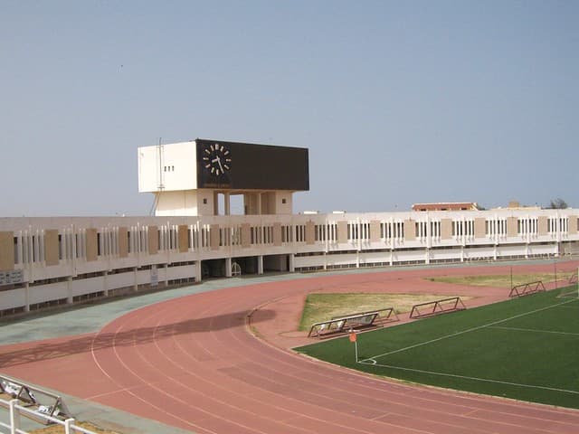 Stade Olympique in Nouakchott is the primary home venue for Mauritania's football national team. This stadium witnessed Mauritania's 3-1 upset victory against South Africa on Sept. 5, 2015.