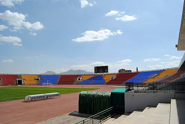 Althawra Sports City Stadium in Sana'a, Yemen hosted many matches, including a notable 2-1 upset during a 2002 World Cup qualifying. On Sept. 13, 2016, the stadium suffered extensive damage during a Saudi Arabia-led airstrike.