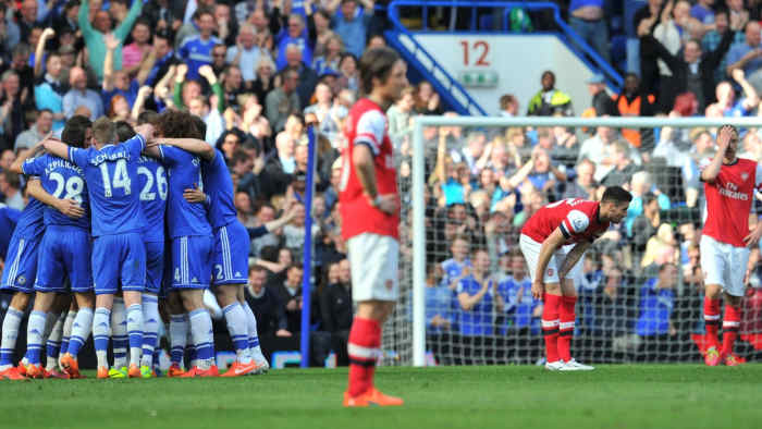 One of the worst visits to Stamford Bridge in Arsenal's history.