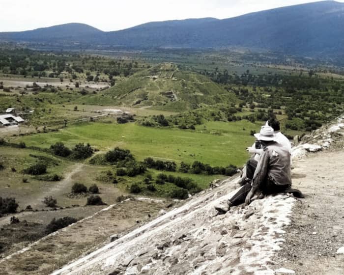 The algorithm did a good job of coloring in the mountains and countryside and even correctly deduced, I think, that the foreground consists mostly of dirt. Unfortunately, it ignored the couple.