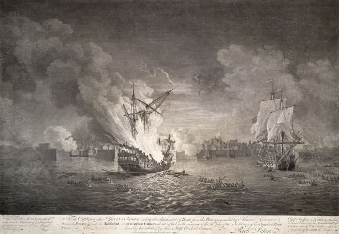 The British capture of Louisbourg, a crucial moment in the war which laid open the path to Quebec and the fall of French North America.