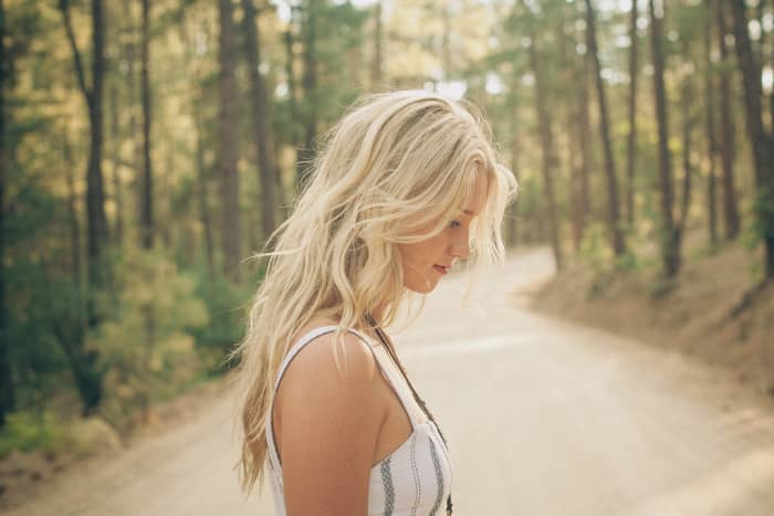 Beautiful blonde hair like this needs a lot of lightening and maintenance if you have naturally dark hair.